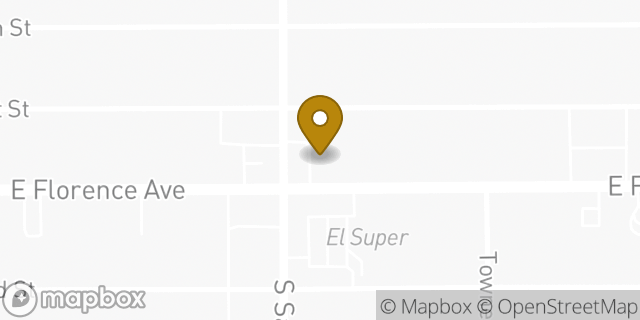Map showing the location of 7-Eleven in Los Angeles, CA 90003