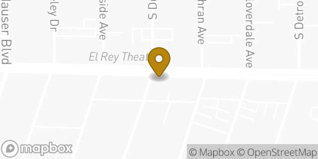 Map showing the location of The UPS Store in Los Angeles, CA 90036