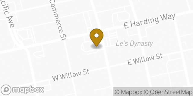 Map showing the location of McDonald's in Stockton, CA 95202