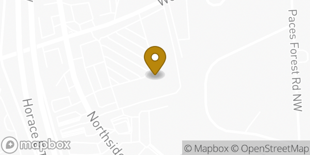 Map showing the location of Publix in Atlanta, GA 30327