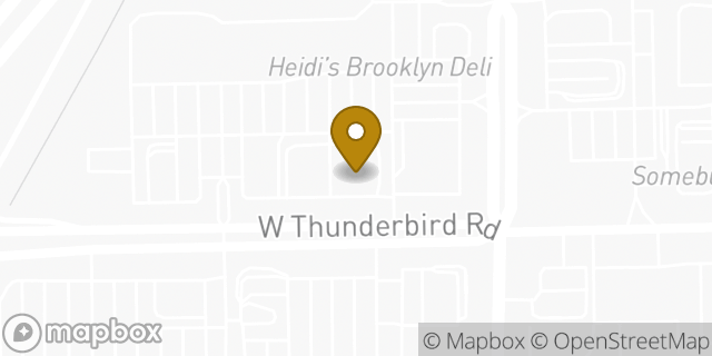 Map showing the location of Amazon Locker - Sark in Peoria, AZ 85381