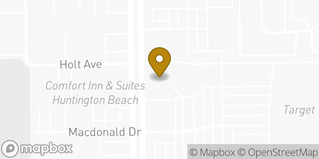 Map showing the location of Starbucks in Westminster, CA 92683