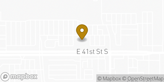 Map showing the location of Old Navy in Tulsa, OK 74135