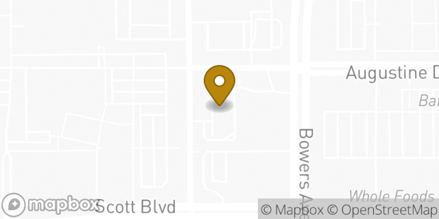 Map showing the location of McDonald's in Santa Clara, CA 95054
