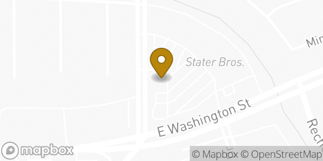 Map showing the location of Chase Bank in Colton, CA 92324