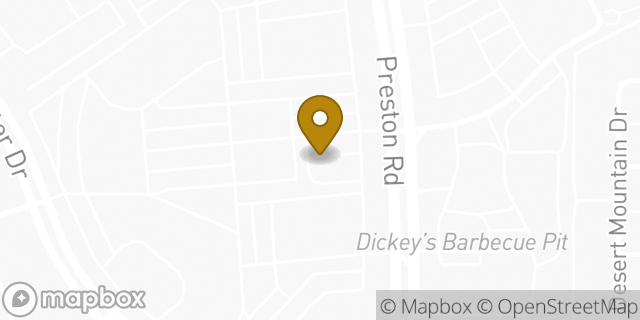 Map showing the location of Starbucks in Plano, TX 75093