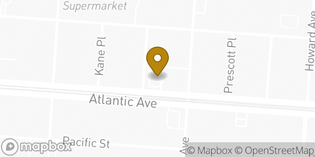 Map showing the location of McDonald's in New York, NY 11233