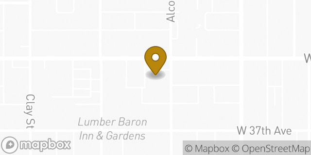 Map showing the location of 7-Eleven in Denver, CO 80211