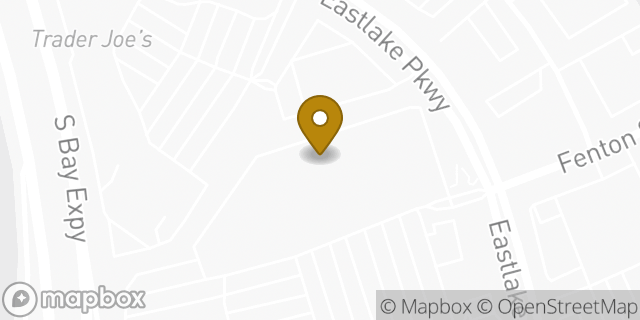 Map showing the location of Eastlake Optometry in Chula Vista, CA 91914