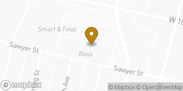 Map showing the location of Amazon Locker - Few in Los Angeles, CA 90035