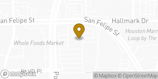 Map showing the location of The UPS Store in Houston, TX 77056