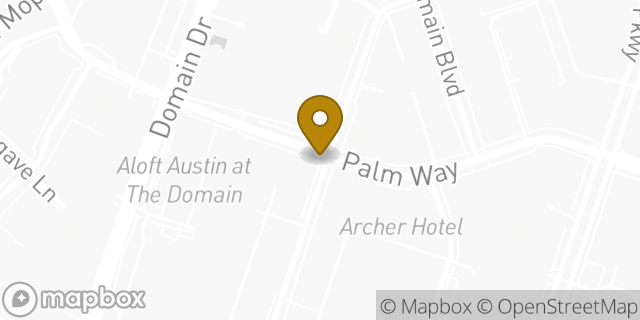 Map showing the location of YETI in Austin, TX 78758