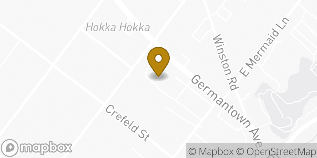 Map showing the location of Amazon Locker - Astato in Philadelphia, PA 19118