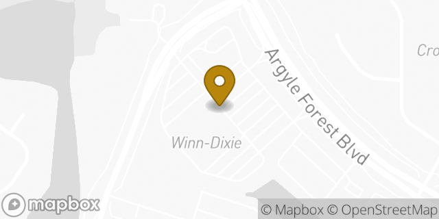 Map showing the location of Winn Dixie in Jacksonville, FL 32244