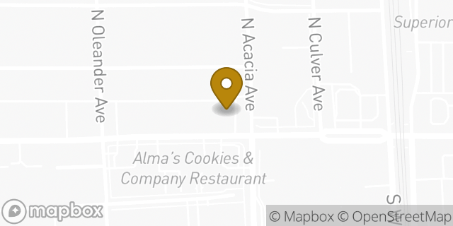 Map showing the location of Amazon Locker - Graduation in Compton, CA 90220