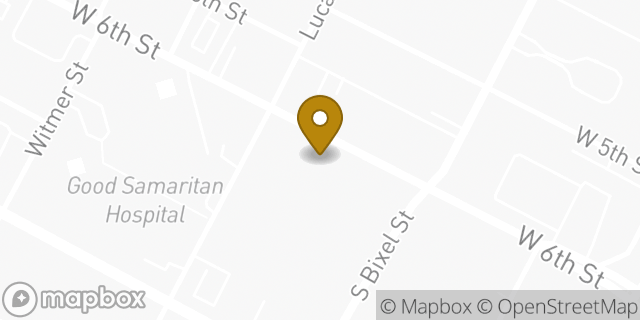 Map showing the location of Chipotle Mexican Grill in Los Angeles, CA 90017