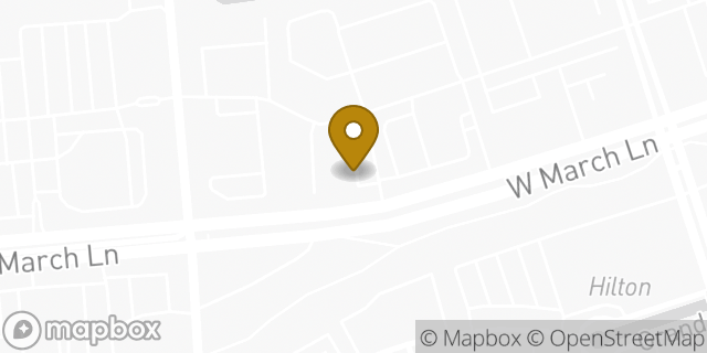 Map showing the location of McDonald's in Stockton, CA 95207