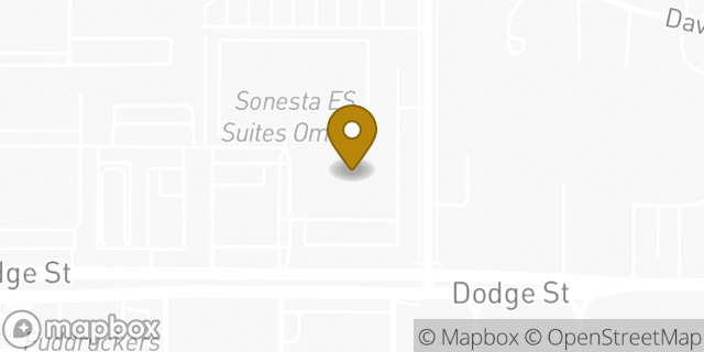 Map showing the location of FedEx ShipSite in Omaha, NE 68132