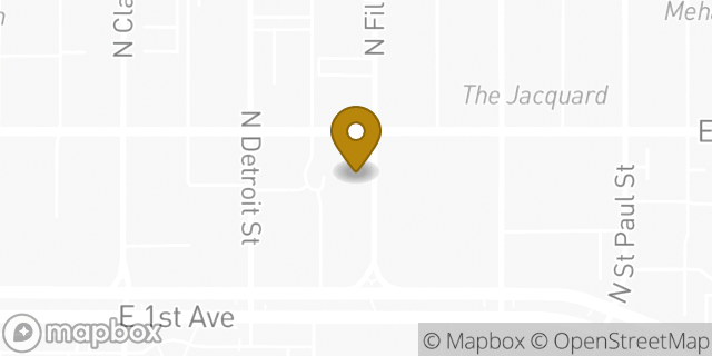 Map showing the location of Kendra Scott in Denver, CO 80206