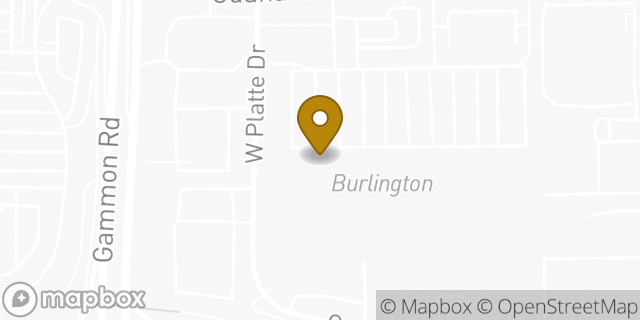 Map showing the location of Amazon Locker - Hibou in Madison, WI 53719