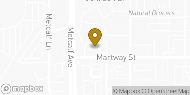 Map showing the location of Panera Bread in Mission, KS 66202