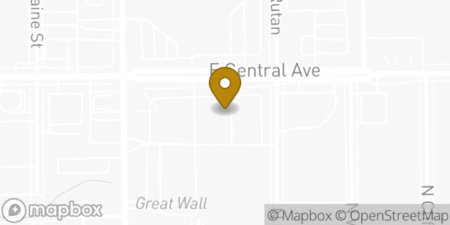 Map showing the location of Panera Bread in Wichita, KS 67208