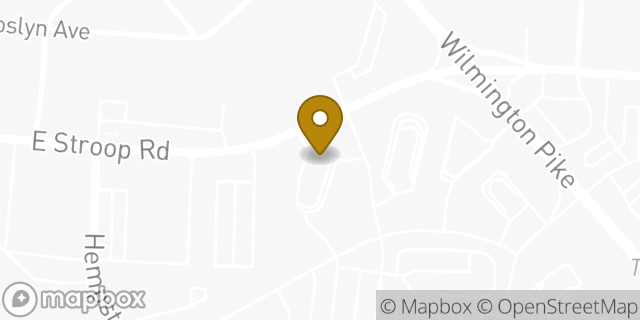Map showing the location of Dunkin' in Kettering, OH 45429