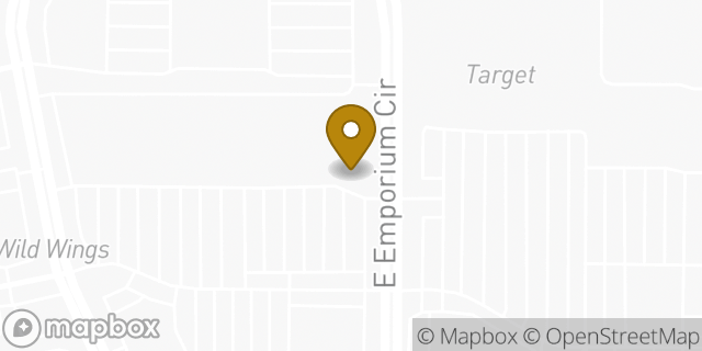 Map showing the location of HomeGoods in Mesquite, TX 75150