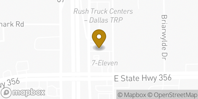 Map showing the location of Whataburger in Irving, TX 75060