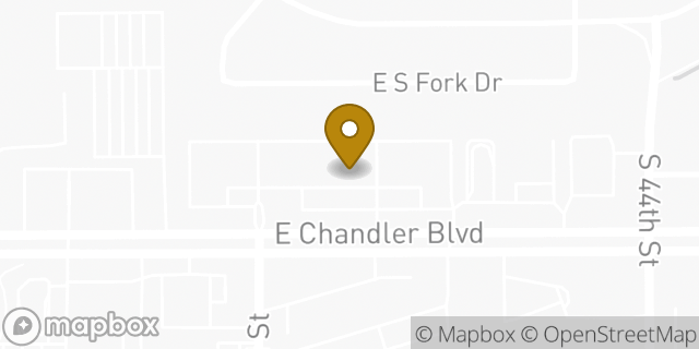Map showing the location of Enterprise Rent-A-Car in Phoenix, AZ 85048