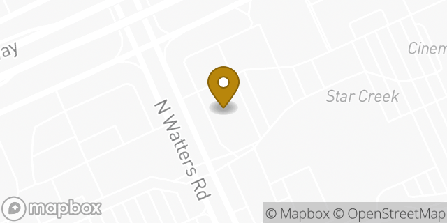 Map showing the location of The UPS Store in Allen, TX 75013