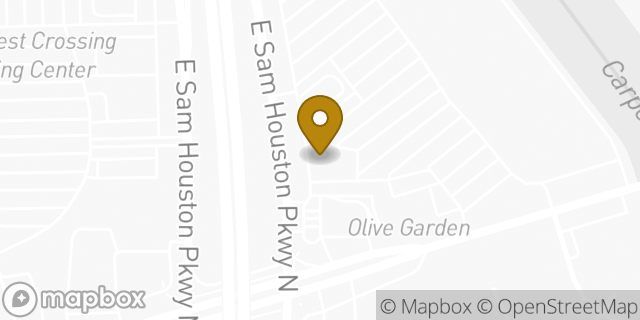 Map showing the location of Chipotle Mexican Grill in Houston, TX 77049