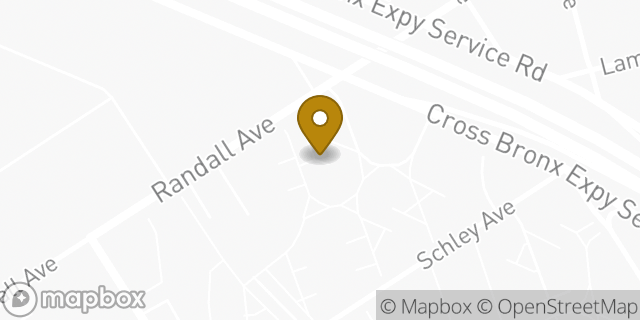 Map showing the location of Amazon Locker - Super in Bronx, NY 10465