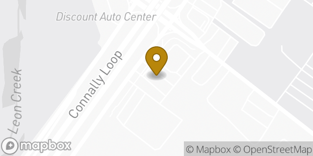 Map showing the location of McDonald's in San Antonio, TX 78245