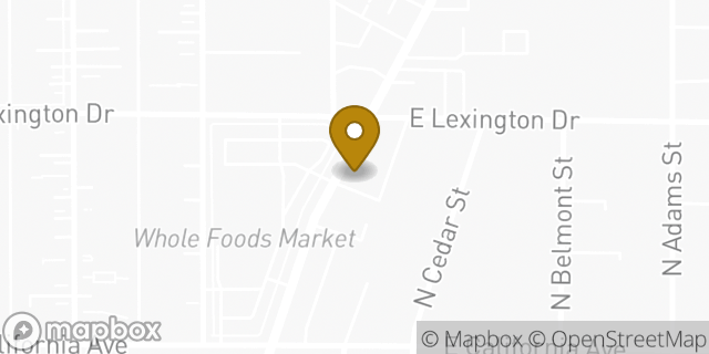 Map showing the location of The UPS Store in Glendale, CA 91206