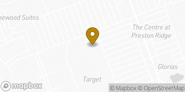 Map showing the location of TJ Maxx in Frisco, TX 75034