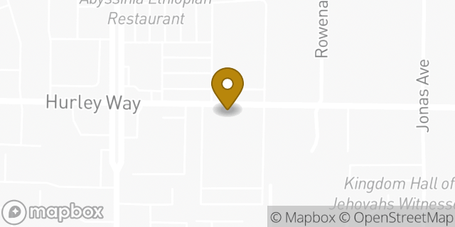 Map showing the location of The Church of Jesus Christ of Latter-day Saints in Sacramento, CA 95864