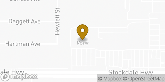 Map showing the location of Coinme in Bakersfield, CA 93309