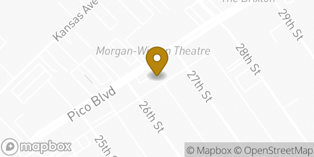 Map showing the location of Baskin Robbins in Santa Monica, CA 90405
