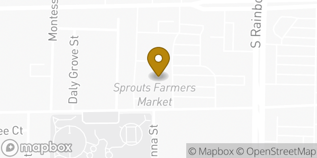 Map showing the location of Sprouts Farmers Market in Las Vegas, NV 89139