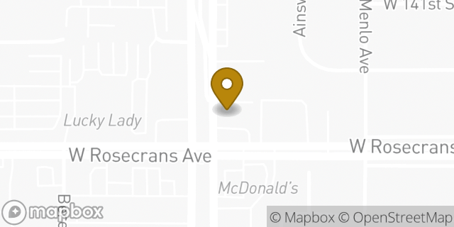 Map showing the location of Amazon Locker - Cumulus in Gardena, CA 90247