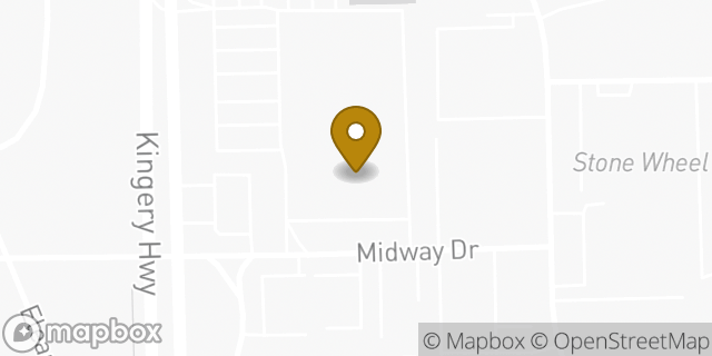 Map showing the location of Starbucks in Willowbrook, IL 60527
