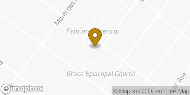 Map showing the location of Amazon Locker - GoldenGrab in Rutherford, NJ 07070
