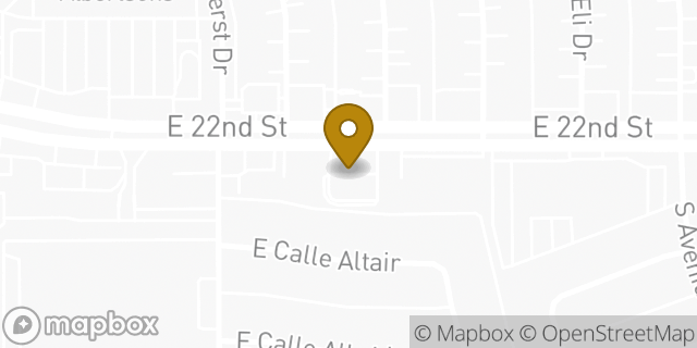 Map showing the location of Whataburger in Tucson, AZ 85710