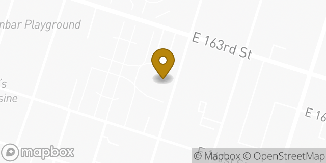 Map showing the location of Amazon Locker - Keidra in Bronx, NY 10456