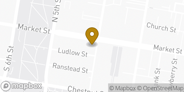Map showing the location of SUBWAY in Philadelphia, PA 19106