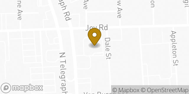 Map showing the location of Walgreens in Dearborn Heights, MI 48127