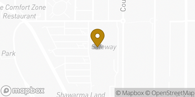 Map showing the location of Safeway in Seattle, WA 98118