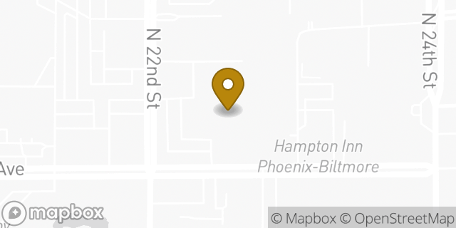 Map showing the location of TOCA at Banner Health in Phoenix, AZ 85016