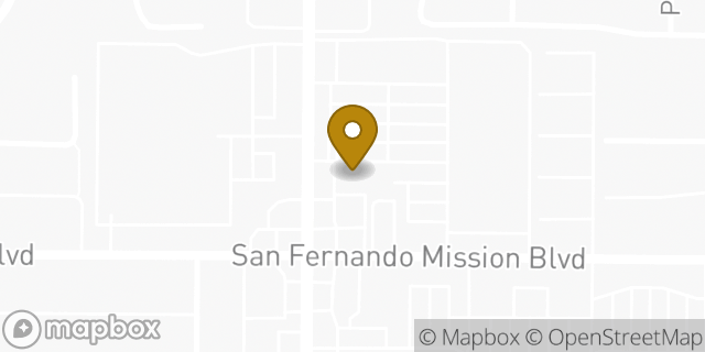 Map showing the location of Trader Joe's in Granada Hills, CA 91344